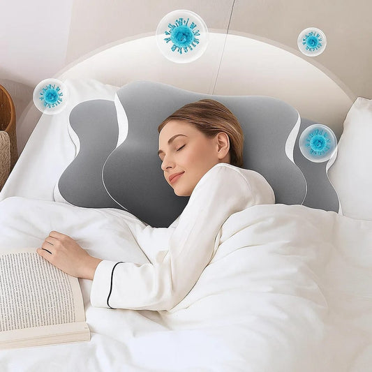 Butterfly Shaped Cervical Support Memory Foam Pillow